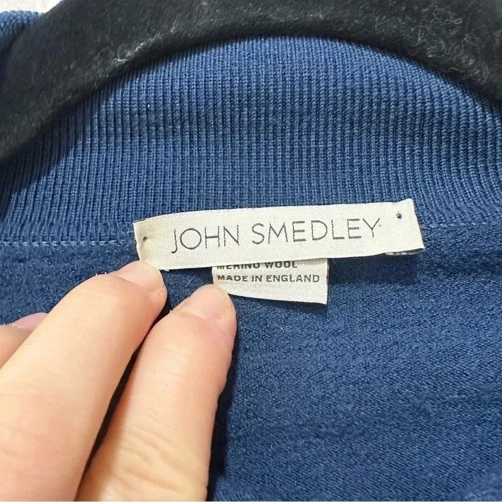 John Smedley polo wool sweater
